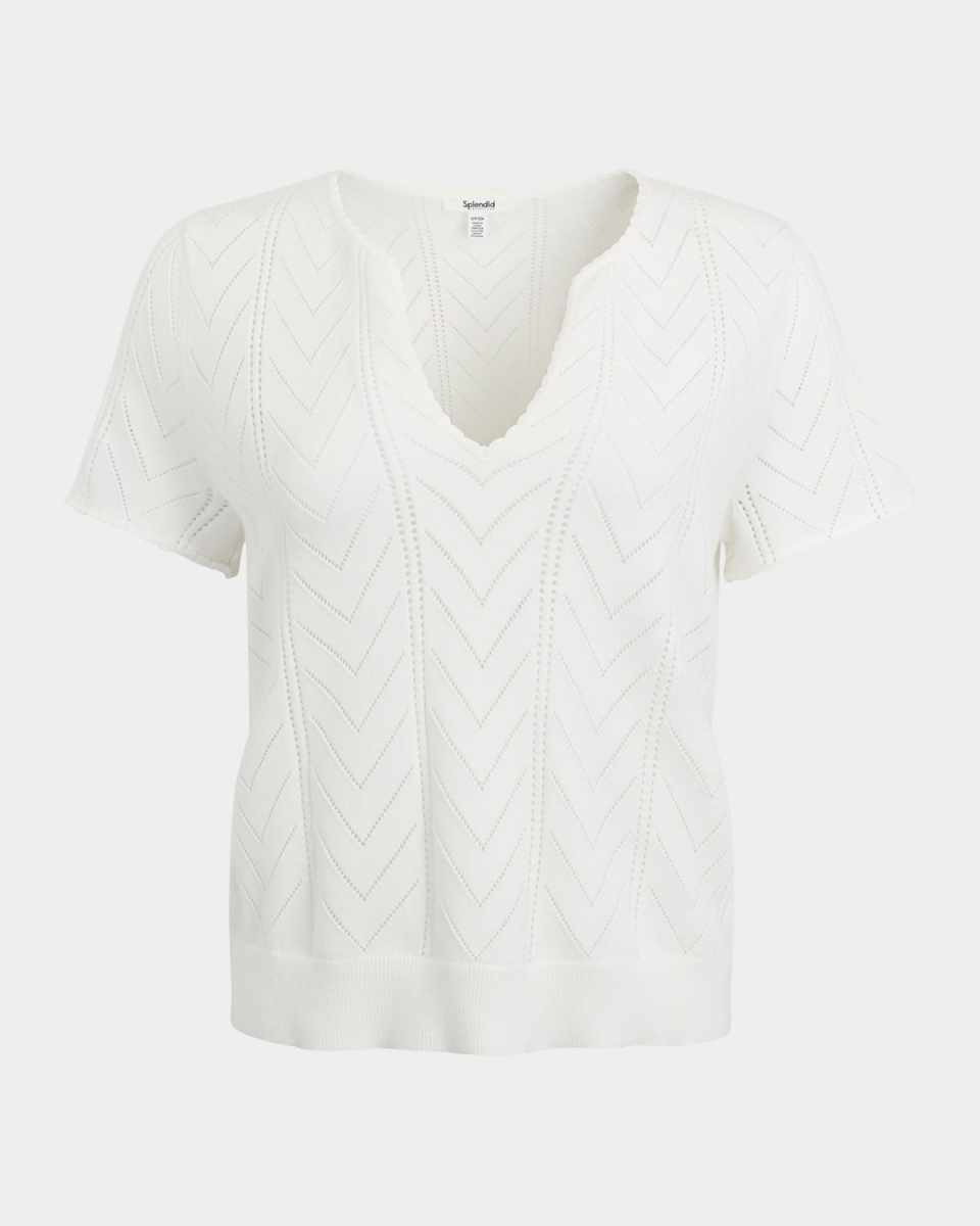 Sabrina Pointelle Sweater